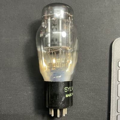 SYLVANIA 6B4G POWER VACUUM TUBE TESTED VINTAGE BLACK PLATES G.10426.C image 1