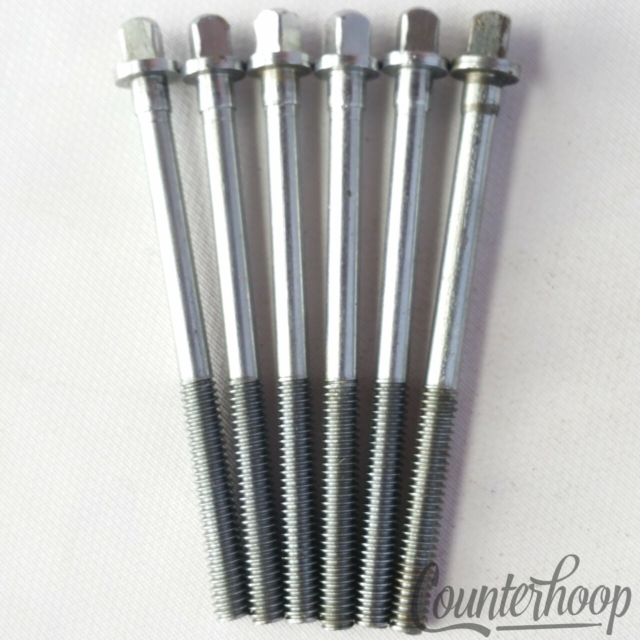 Slingerland 6x Tension T-Rods 3" Floor Tom Drum Chrome Vintage 50s-60s USA RK* — main photograph