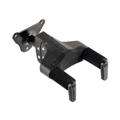 Hercules GUITAR HANGER WALL MOUNT AUTO GRIP - Black image 1