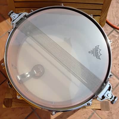 Superstar Mastercraft Artwood  5"x14" Snare Drum with Kingbeat parallel Strainer and rerings shell image 10