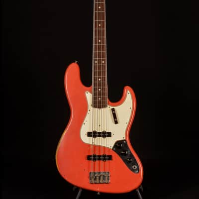 Fender Jazz Bass 1966 Fiesta Red w. OHSC image 2