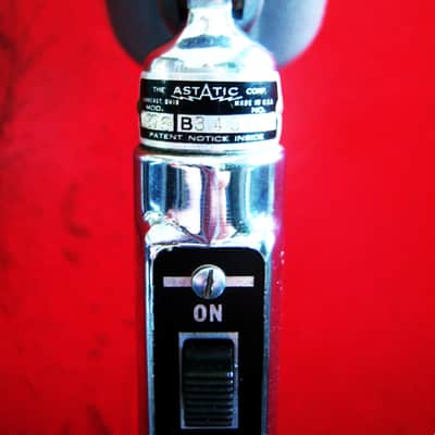 Vintage 1940's Astatic N-80S Crystal microphone High Z w Switchcraft 339A XLR cable adapter 10C 10D image 7