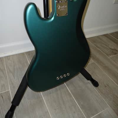 2014 Fender USA Adam Clayton Jazz Bass Sherwood Green - U2 * First Year Made image 9