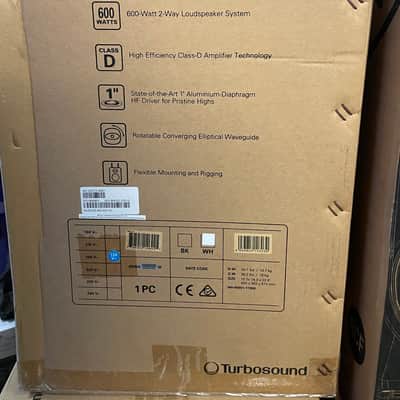 ( PAIR ) Turbosound NuQ102 2 Way 10'' Full Range Loudspeaker for Portable PA Applications 100°x60° dispersion - Brand New image 2