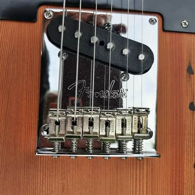 Fender Old Growth Redwood Telecaster, 2011, Reclaimed Railroad Ties, Case image 6
