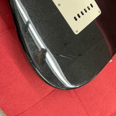 Starcaster by Fender Strat Electric Guitar - Black image 15