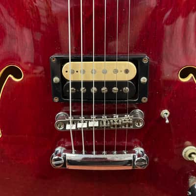 Electra SLM 2266 archtop electric 1970,s - Cherry image 4
