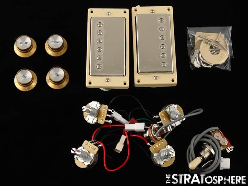 USED Epiphone Les Paul Standard 60s Alnico Probucker 2 & 3, PICKUPS POTS KNOBS image 1