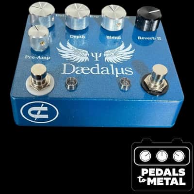 Coppersound Pedals Daedalus Dual Reverb with Expression 2016 - Present - Blue - X16061 image 4