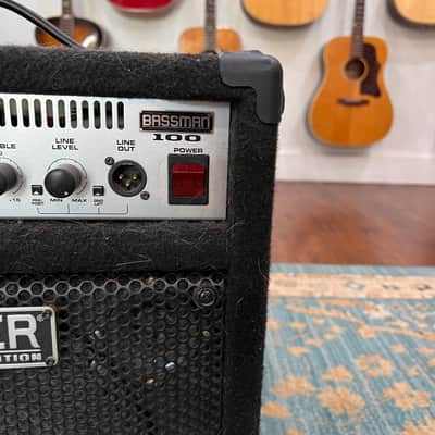 Fender Bassman 100 Combo Bass Amp - Black image 4