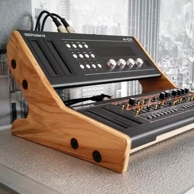 Roland Boutique Solid Oak Dual Stand MK2 from Synths And Wood image 4