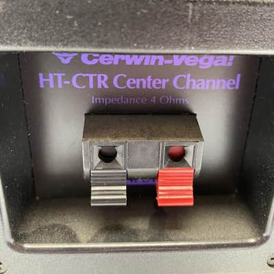 Immagine Vintage Cerwin-Vega! HT-CTR Center Channel Speaker - Black - Tested - 8