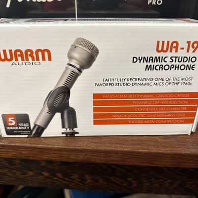 Warm Audio WA-19 Multipattern Dynamic Microphone 2024 - Present - Nickel image 1