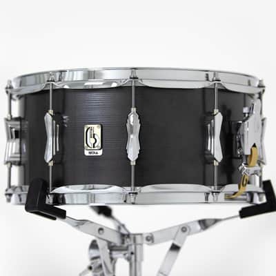 British Drum Co. TAL-14-65-SN Nicko McBrain Signature Series Talisman Steel Snare 6.5" x 14" (TAL-14-65-SN-U) image 1