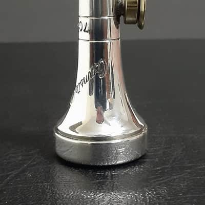 C.G. Conn Rare Vintage Conn Constellation 7C-W Trumpet Mouthpiece w/ Electronic Pick-up Silver plate image 6