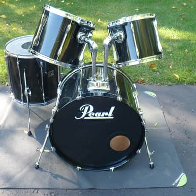 1999 Pearl Export Select Ebony Mist Rare- Mahogany/Poplar/Birch Shells image 1