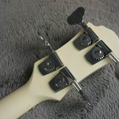 Fernandes Mockingbird - White 4-String Bass Japan w/ Gig Bag image 23