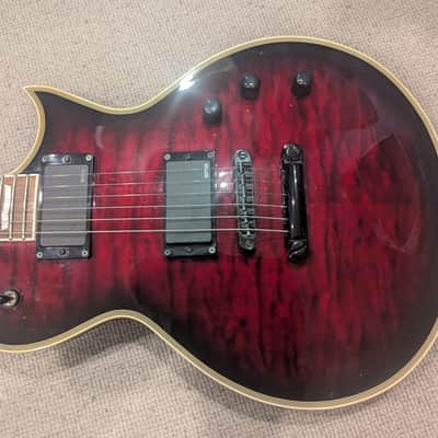 ESP E-II Eclipse 2014 - 2022 - See Thru Black Cherry Sunburst image 3