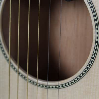 Fender Highway Series Parlor Acoustic Electric Guitar Natural w Deluxe Gig Bag image 5