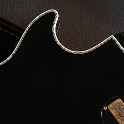 2013 Gibson Les Paul Custom Electric Guitar Black Ebony + COA HSC image 13