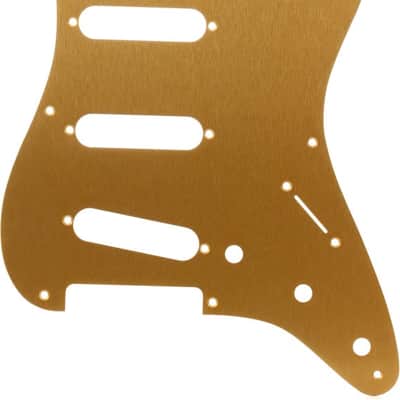 Fender 8-hole '50s Vintage Style Stratocaster S/S/S Pickguard - Gold Anodized image 1