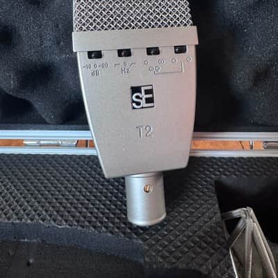 sE Electronics T2 Large Diaphragm Multipattern Condenser Microphone 2010 - Present - Silver image 1