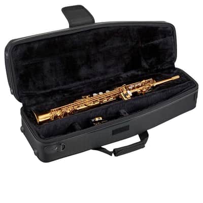 Antigua Winds ProOne SS6200 Bb Professional Soprano Saxophone - Amber image 3
