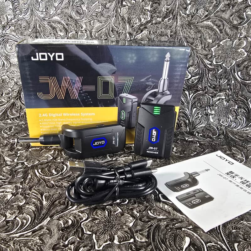 JOYO JW-07 Wireless In-Ear Monitor System 2.4G Transmitter Receiver image 1