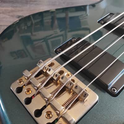 1983 Aria Pro II SB Elite II Electric Bass Phantom Blue (Made in Japan) image 2