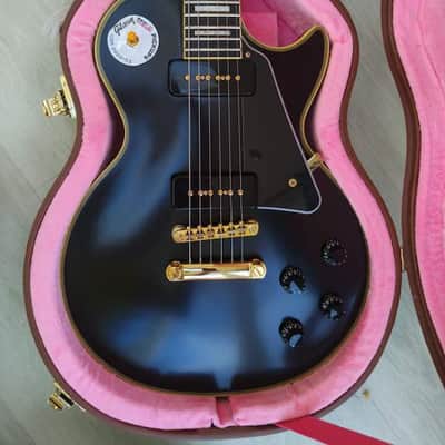 Epiphone Inspired by "1955" Les Paul Custom Outfit 2016 - 2019 - Aged Gloss Ebony image 6