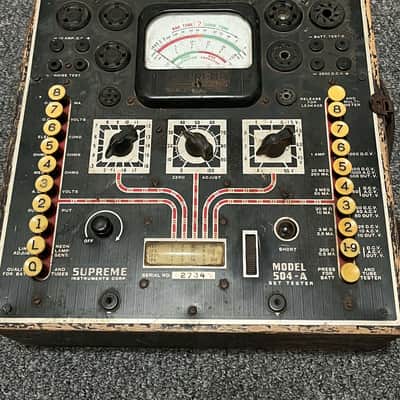 Supreme 504-A Tube Tester - Vintage image 2