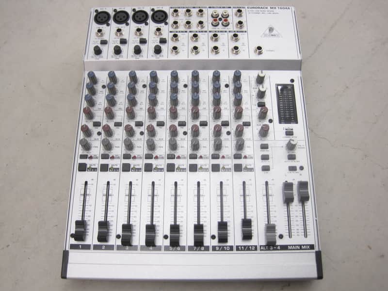 Behringer Eurorack MX1604A 16-Channel Mic / Line Mixer | Reverb