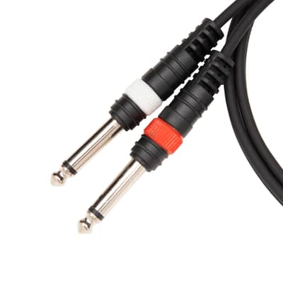 FocusProAudio FPA-YCABLE3 Stereo Breakout 3.5mm TRS Dual to 1/4-Inch TS Cable (3-Feet) image 2