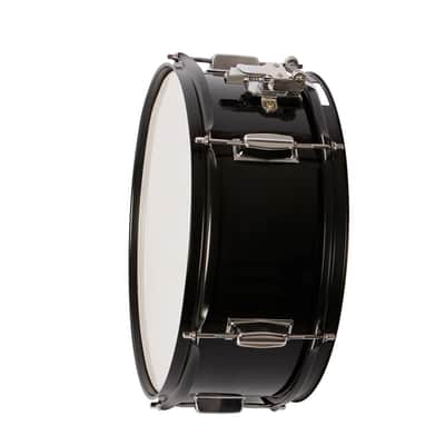 14"x5.5" Snare Drum Kit Black w/ Sticks, Strap & Wrench – Metal Shell, 8 Lug, Beginner Marching Practice Drum image 12