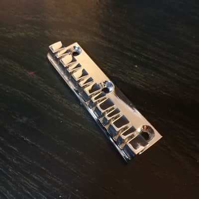 Phantom Guitarworks 12 strings guitar Tailpiece Chrome image 1