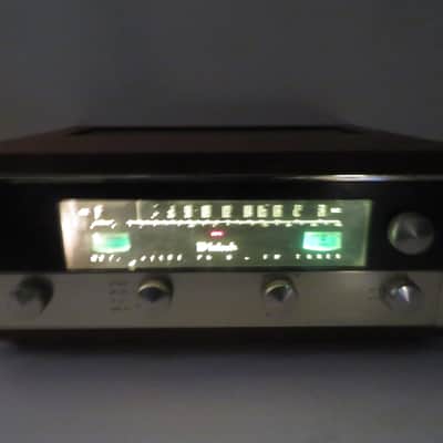 McIntosh MR 65 tube tuner early 1960's - glass, champagne and black image 1
