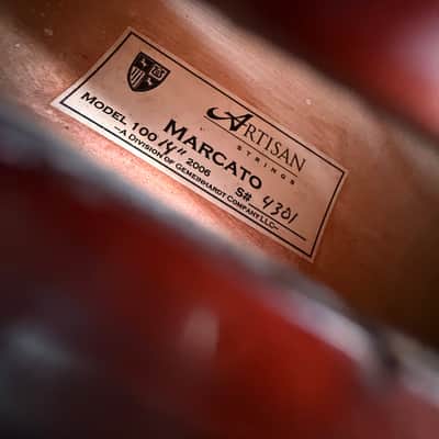 Artisan Strings Marcato Model 100 14" Viola Outfit w/ Bow & Hard Case – 2006 – Used, Good Condition image 2