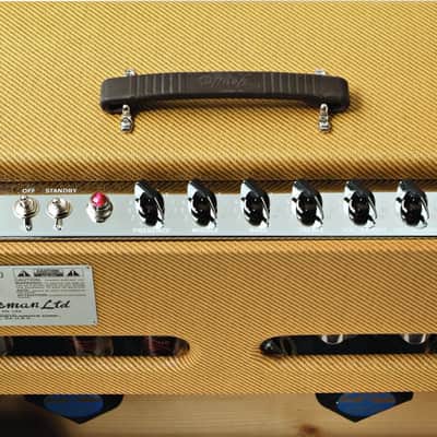Fender '59 Bassman LTD Reissue 45-Watt 4x10" Guitar Combo Lacquered Tweed image 3