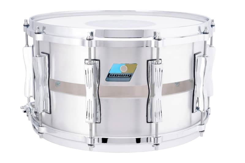 Ludwig Slotted Coliseum Snare Drum - 8 inches x 14 inches, Cast Aluminum, Limited Edition image 1