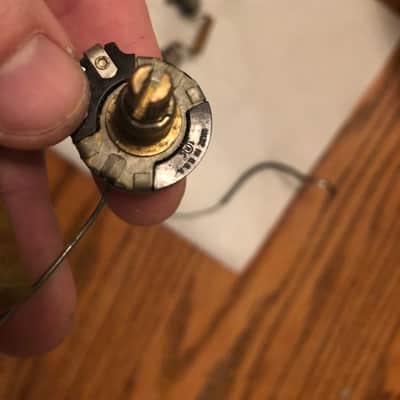 Gibson Vintage 1954 Les Paul Standard wiring harness - pots, caps, switch, jack 1954 image 13