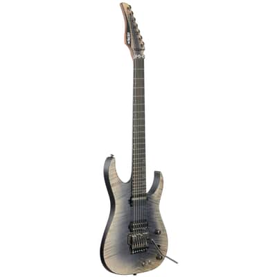 Schecter Banshee Mach 7 FR-S Electric Guitar, Fallout Burst image 4