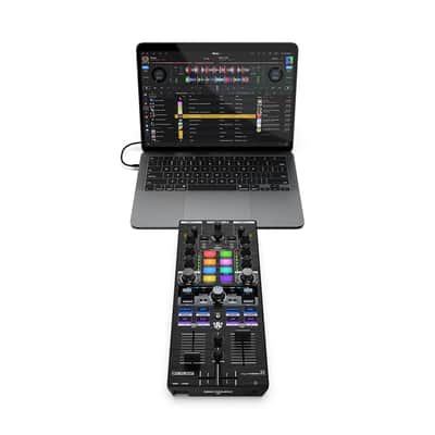 Reloop Mixtour Pro, Portable All-In-One 4-Deck DJ Controller with Audio Interface image 10