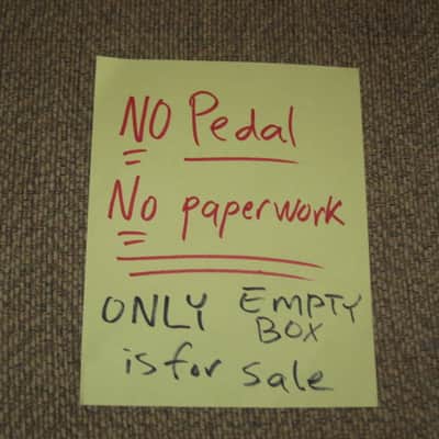 used condition Boss EMPTY BOX for GP-20 Amp Factory (NO pedal / NO paperwork), from early 2000s to mid 2000s (specifically 2001) image 3