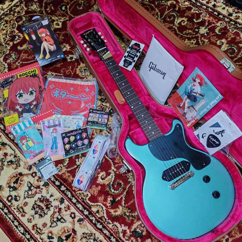 *NEW IN BOX* 2026 Epiphone by Gibson Custom Les Paul Jr. Ikuyo Kita, Antique Pelham Blue, Bocchi the Rock! Limited Edition with Goodies 🔥 image 1