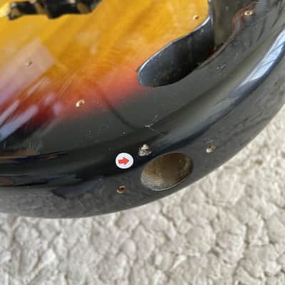 Sunburst Electric Bass Guitar Body DIY Project image 7