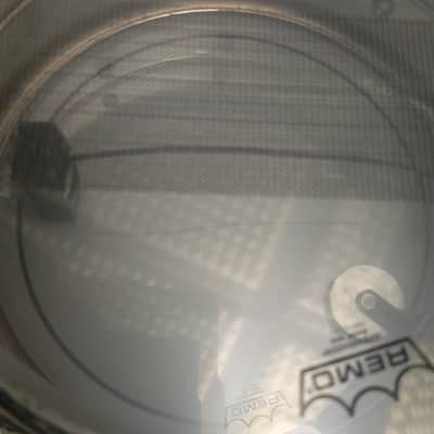 Supraphonic \ Acrolite Ludwig No. 411 Super-Sensitive 6.5x14" 10-Lug Aluminum Snare Drum with Keystone Badge 1963 - 1969 with internal contact microphone \ drum trigger system for electronic drums or experimental sounds like Roland , nord drum image 7