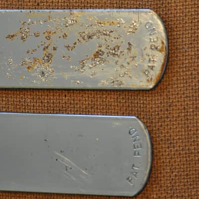Fender 16" Tilt Back Legs Vintage Original Pat. Pend embossed on legs 1960's image 7