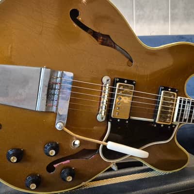 Gibson ES-355TD Mono in Sparkling Burgundy (aka goldtop 335 with vibrato...) image 22