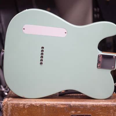 2014 Fender Mexico Cabronita Telecaster - in Surf Green image 2