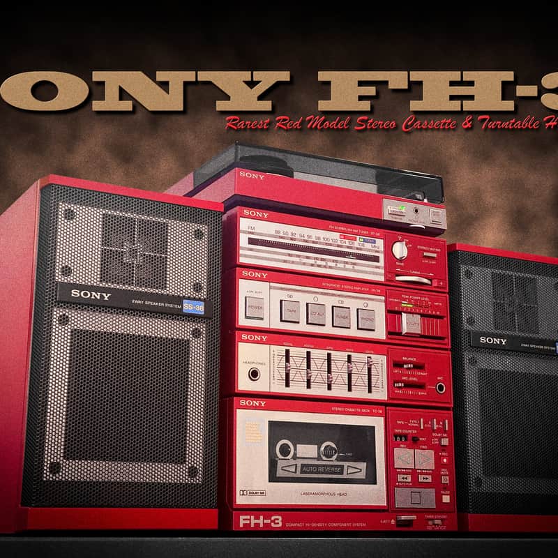 1983 Sony FH-3 PS-Q7 Red